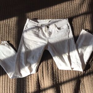 Current Elliott white jeans - size 26